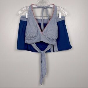 Liz Claiborne halter and skirt 2 piece bikini swimsuit, size medium.